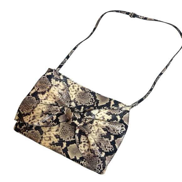 Ulla Johnson Tali Python clutch purse snakeskin - Picture 2 of 9